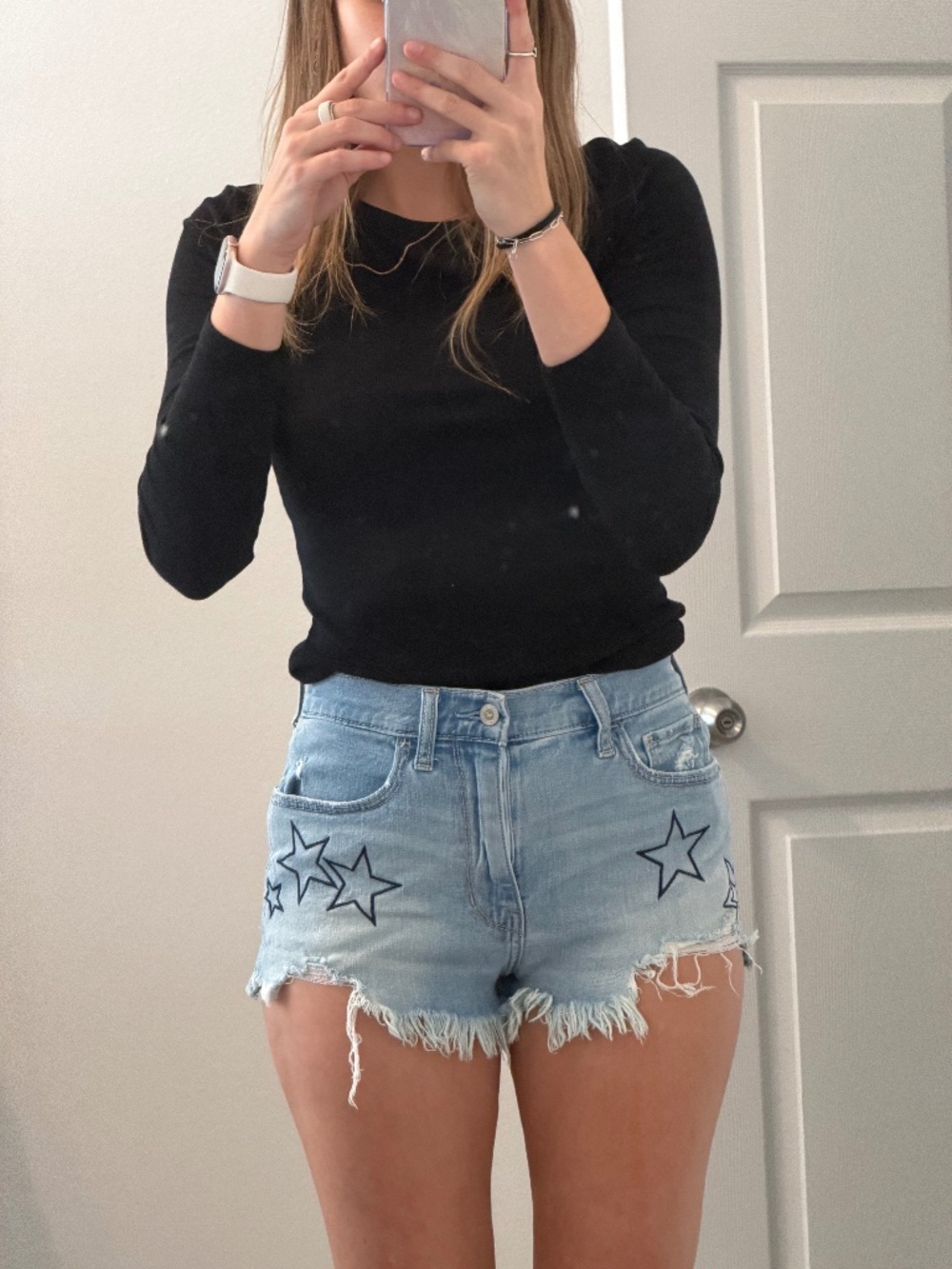 Hollister Vintage High Rise Shortie Shorts